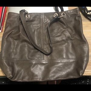 Italian Leather Purse Light Chocolate Brown Color